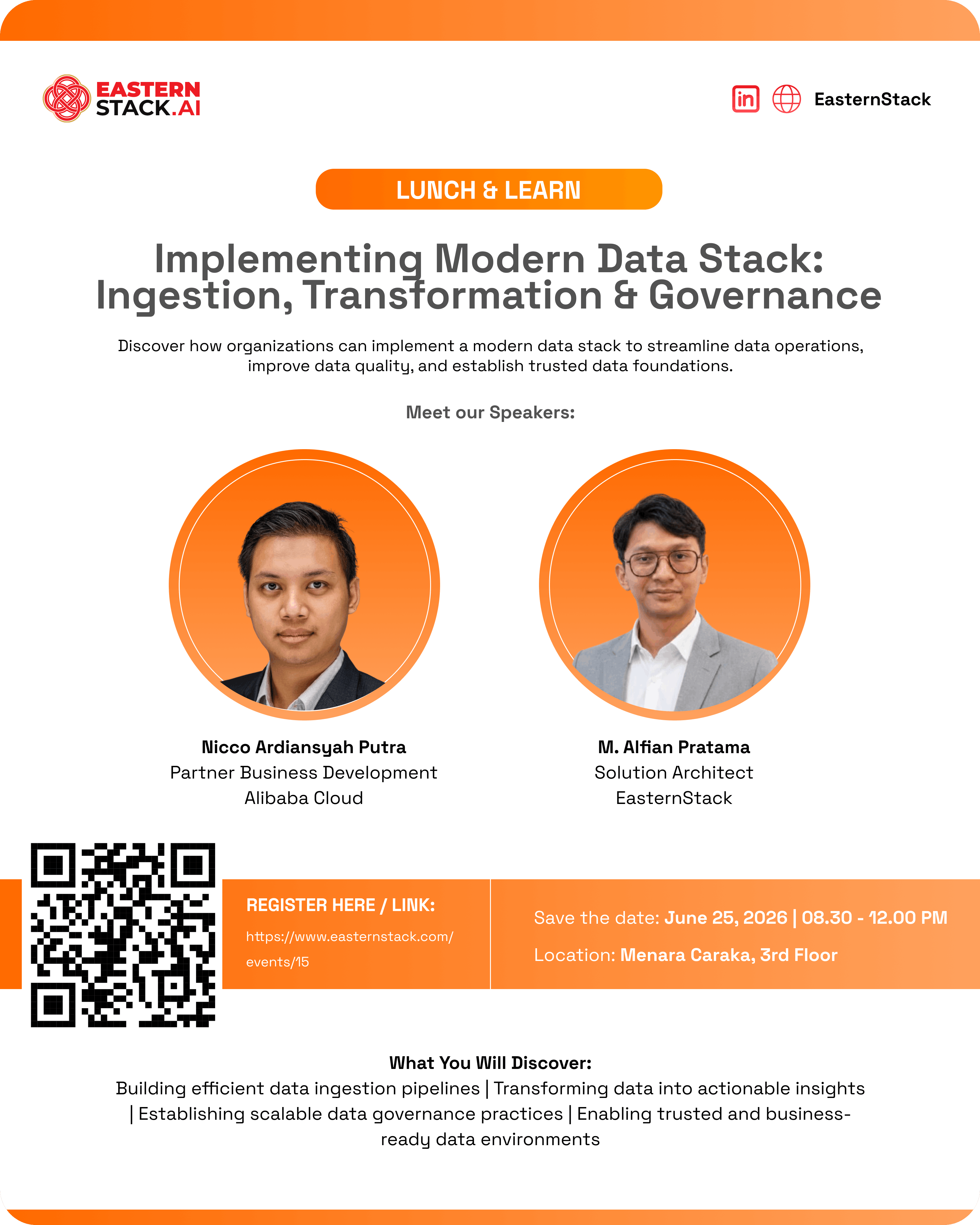 Implementing Modern Data Stack:Ingestion, Transformation & Governance